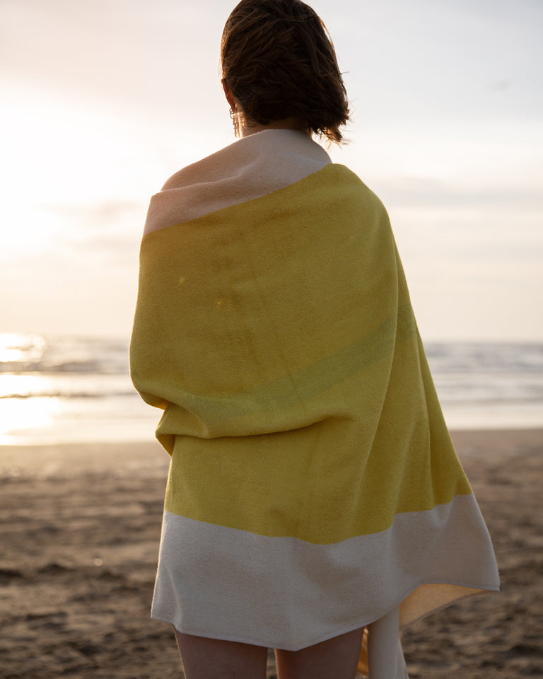 Strandlaken Sky Blue Yellow - SUITE702