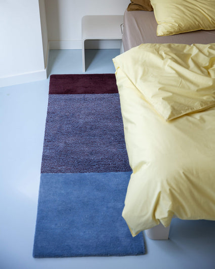 Vloerkleed Wol Horizontaal Sky Blue Bordeaux - SUITE702