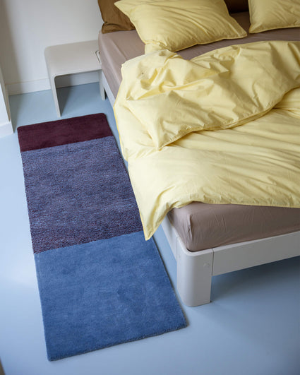 Vloerkleed Wol Horizontaal Sky Blue Bordeaux - SUITE702