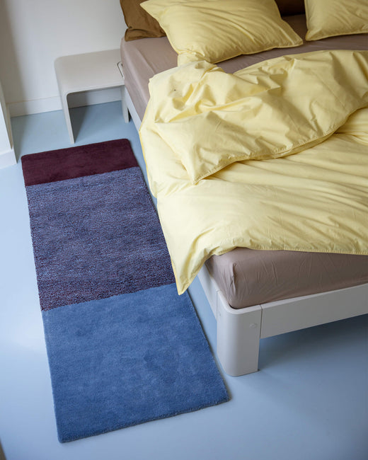 Vloerkleed Wol Horizontaal Sky Blue Bordeaux - SUITE702