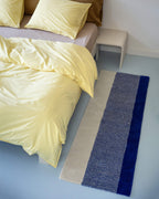 Vloerkleed Wol Verticaal Cobalt Blue Ecru - SUITE702