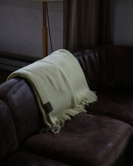 Mohair Plaid Cloud Butter Bean