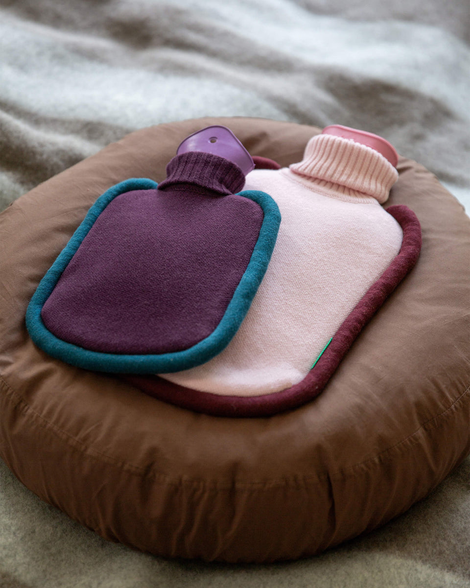 Mini Bumper Hot Water Bottle Eggplant 