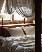 Bedding Set Satin Ecru