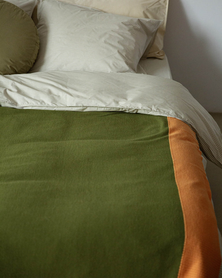 Merino Plaid Green Pink Orange - SUITE702