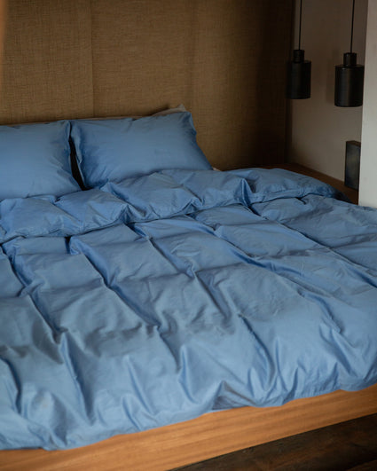 Beddengoed Set Satijn Ocean Blue