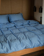 Beddengoed Set Satijn Ocean Blue