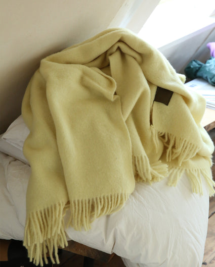 Mohair Plaid Cloud Butter Bean