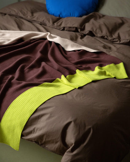 Merino Plaid Bordeaux Peach Lime - SUITE702