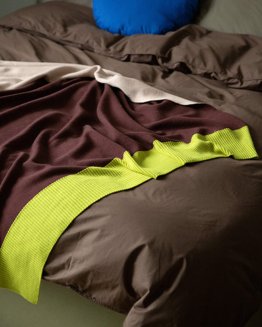 Merino Plaid Bordeaux Peach Lime - SUITE702