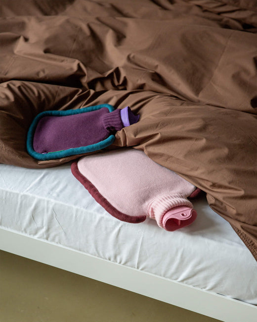 Mini Bumper Hot Water Bottle Eggplant 