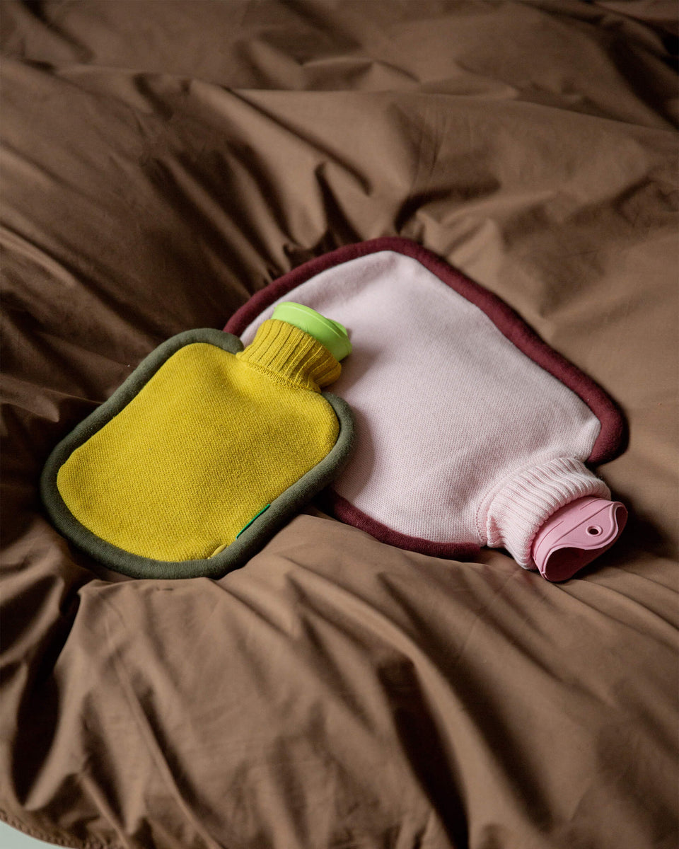 Mini Bumper Hot Water Bottle Mustard 