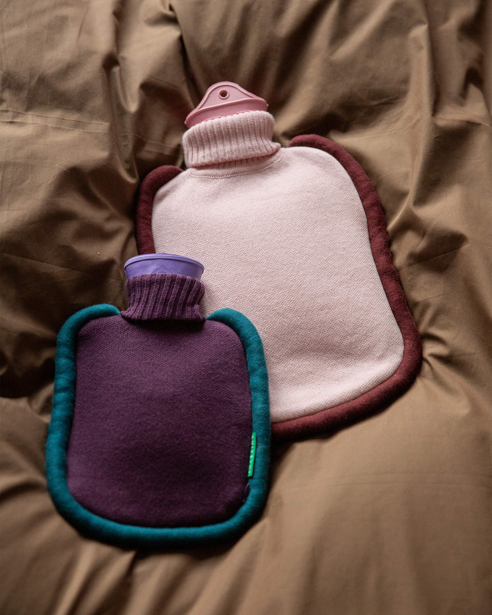 Mini Bumper Hot Water Bottle Eggplant 