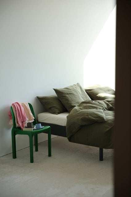 Beddengoed Set Linnen Army Green - SUITE702