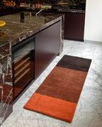 Vloerkleed Wol Horizontaal Poppy Orange Brown - SUITE702