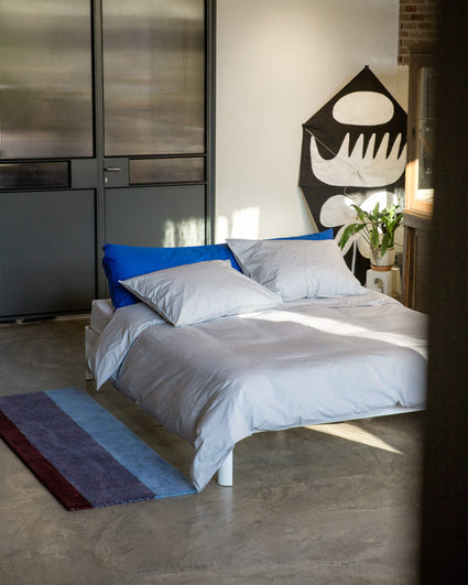 Vloerkleed Wol Verticaal Sky Blue Bordeaux - SUITE702