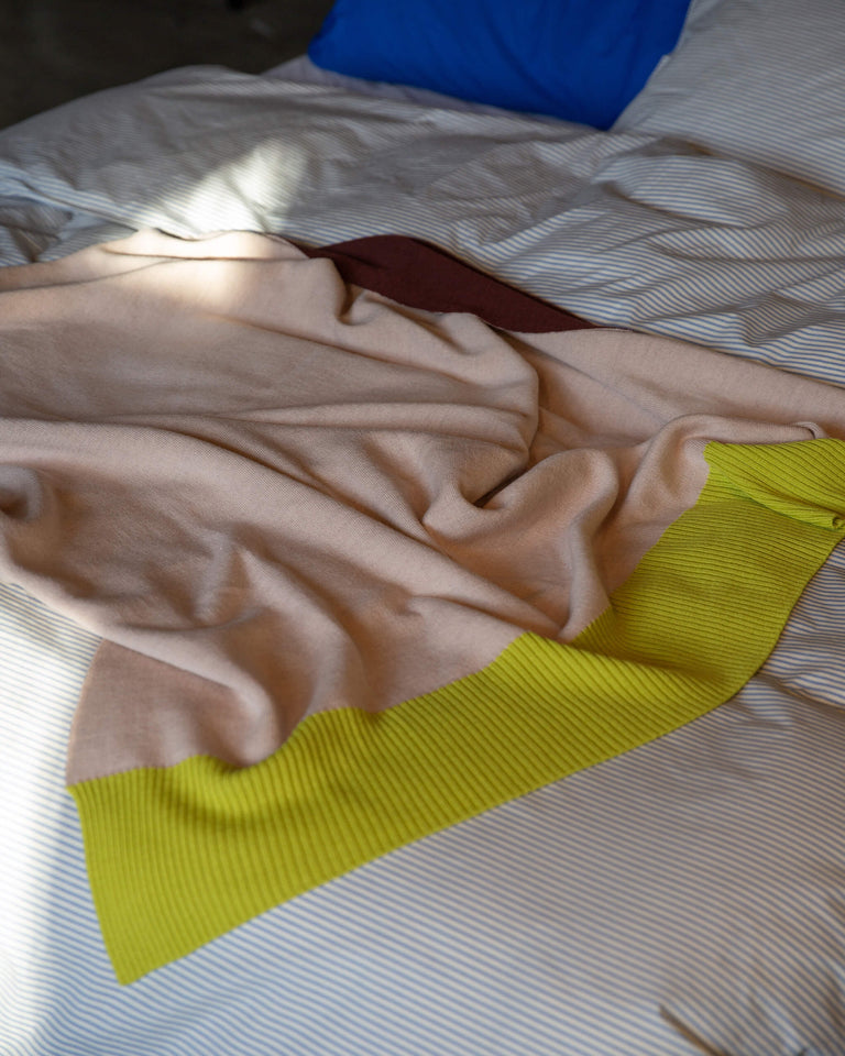 Merino Plaid Bordeaux Peach Lime - SUITE702