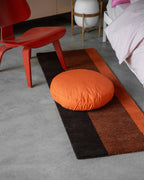 Vloerkleed Wol Verticaal Poppy Orange Brown - SUITE702