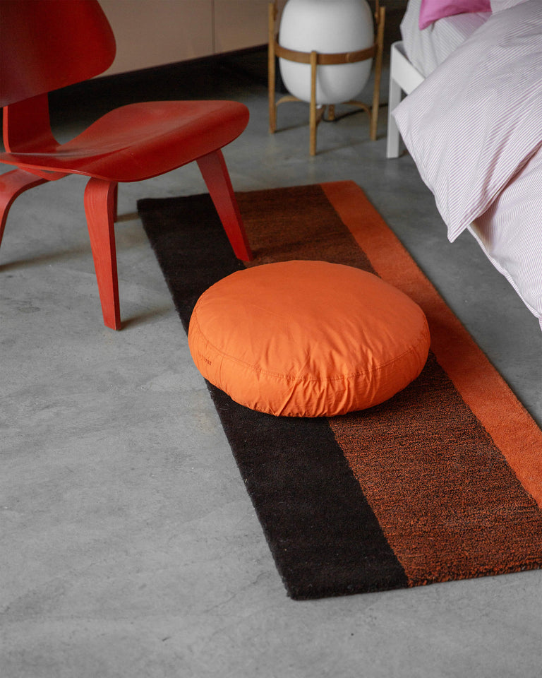 Vloerkleed Wol Verticaal Poppy Orange Brown - SUITE702