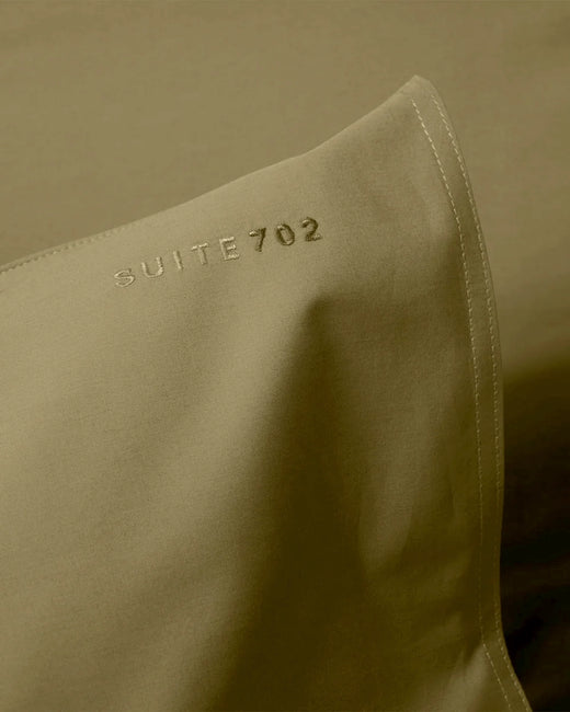 bedMATE Pillowcase Cotton Olive Green