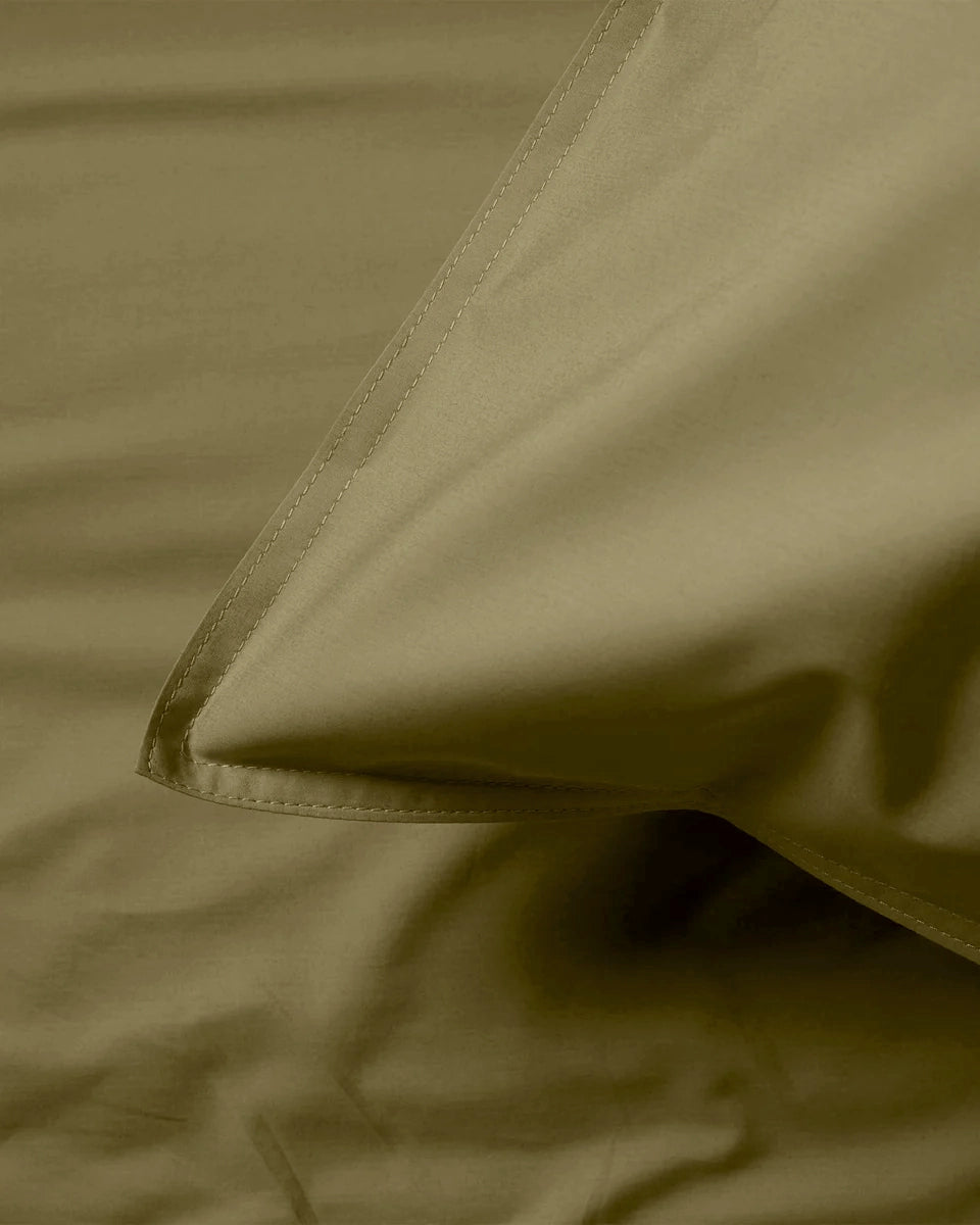 bedMATE Pillowcase Cotton Olive Green