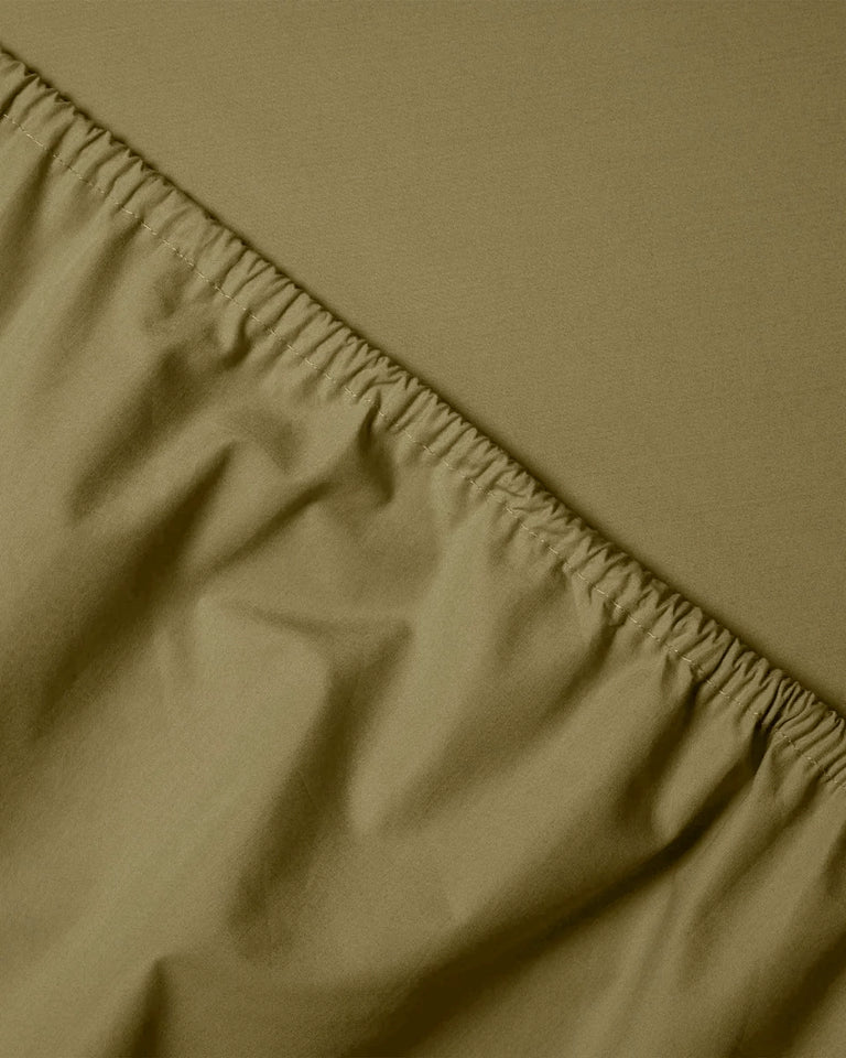 Hoeslaken Katoen Olive Green - SUITE702