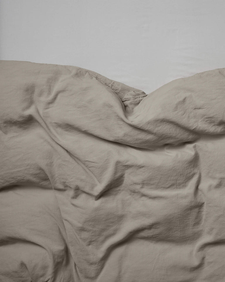 Parure de lit en lin lavé Linen Grey - SUITE702