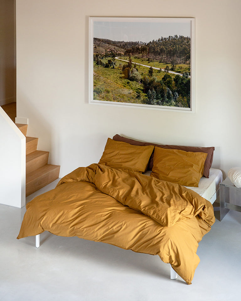 Beddengoed Set Katoen Khaki Gold - SUITE702