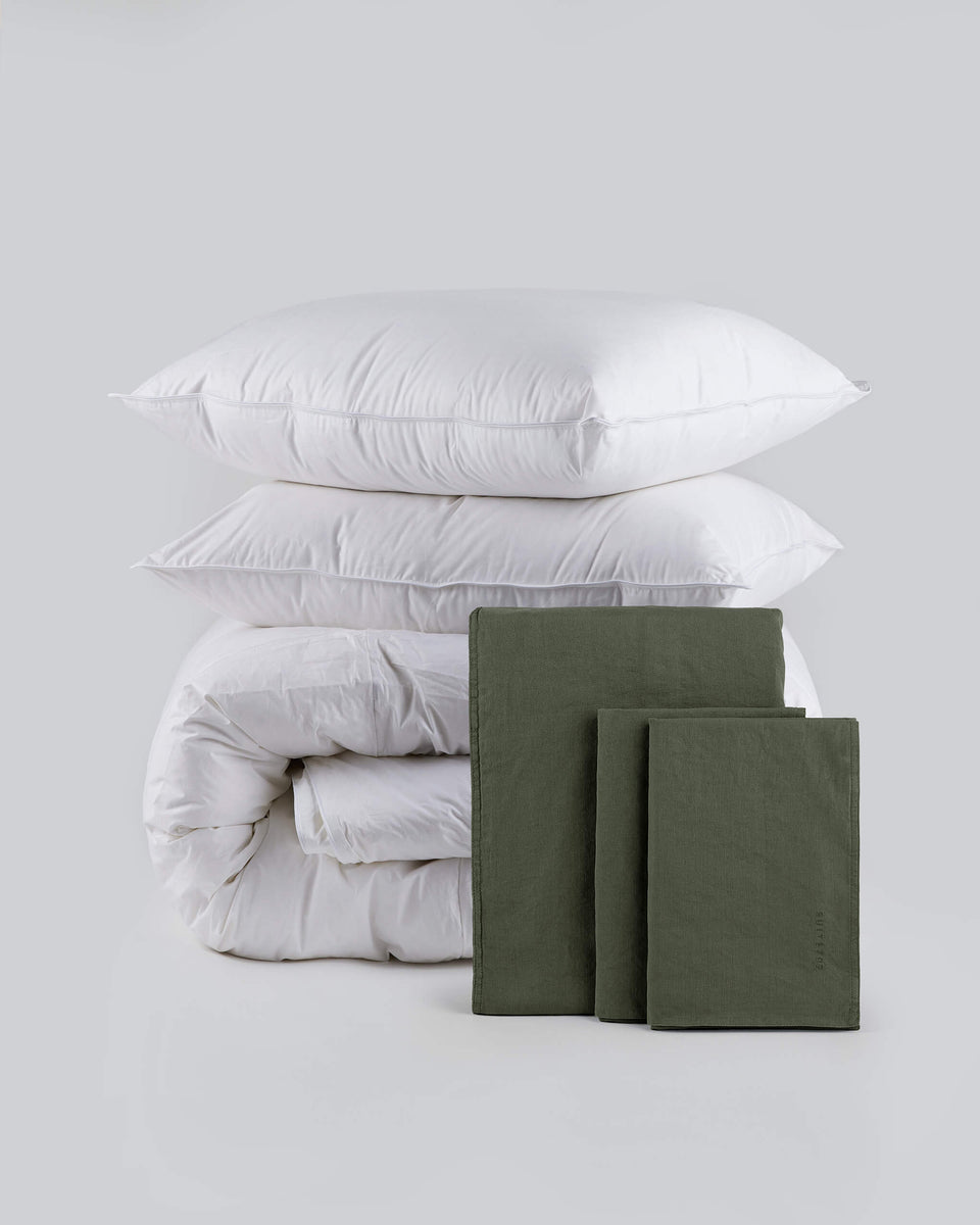Dons Linnen Bundle Army Green - SUITE702