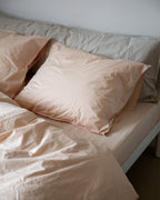 Kussensloop Katoen Streep Peach Ecru - SUITE702