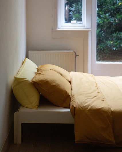 Kussensloop Satijn Caramel