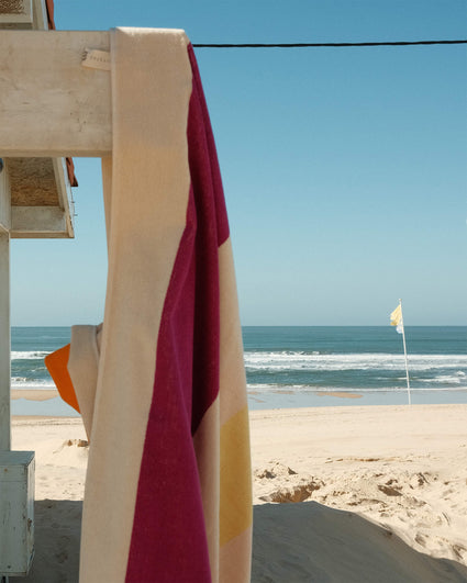 Strandlaken Yellow Fuchsia Orange Olive - SUITE702