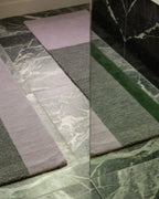 Vloerkleed Wol Verticaal Green Lilac - SUITE702