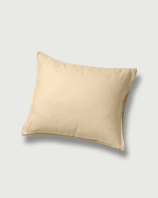 Kussensloop Linnen Creamy Yellow