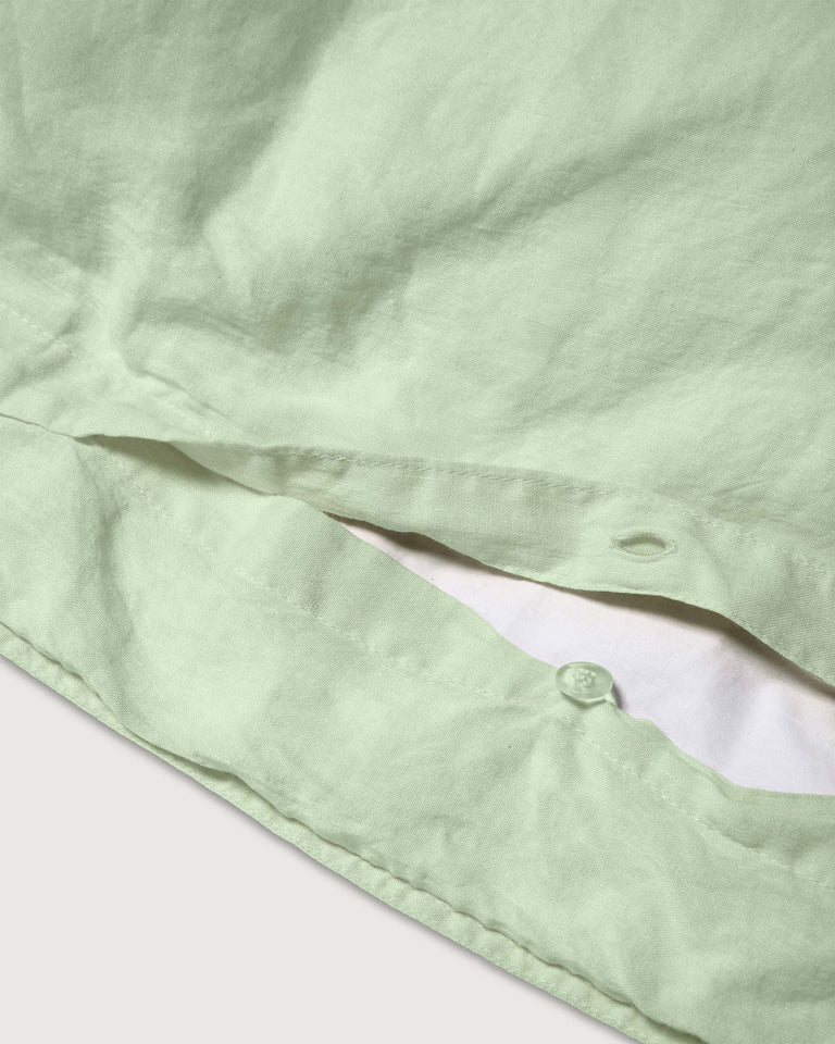 Housse de couette Lin Green Mint
