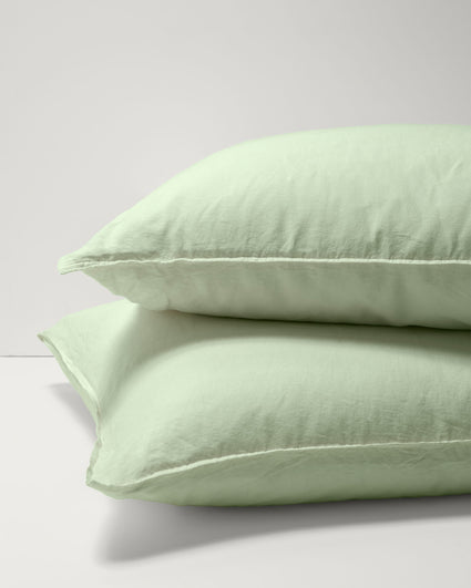 Pillowcase Linen Green Mint