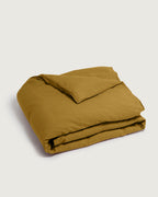 Housse de couette Lin Khaki Gold