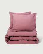 Beddengoed Set Linnen Mauve Rose