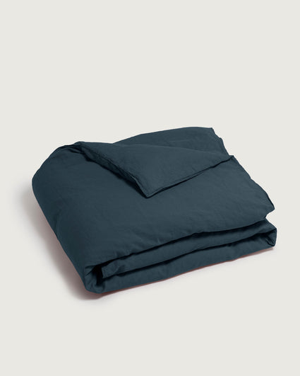 Housse de couette Lin Midnight Blue
