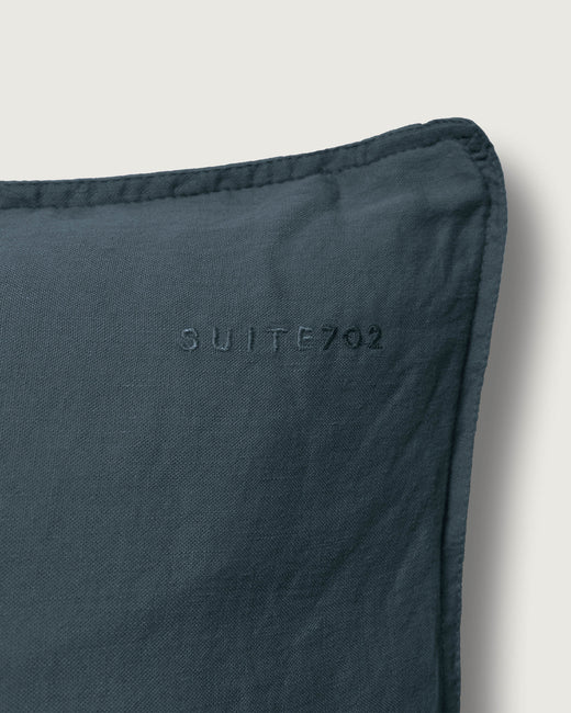 Kussensloop Linnen Midnight Blue