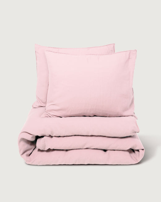Bedding Set Linen Shell Pink