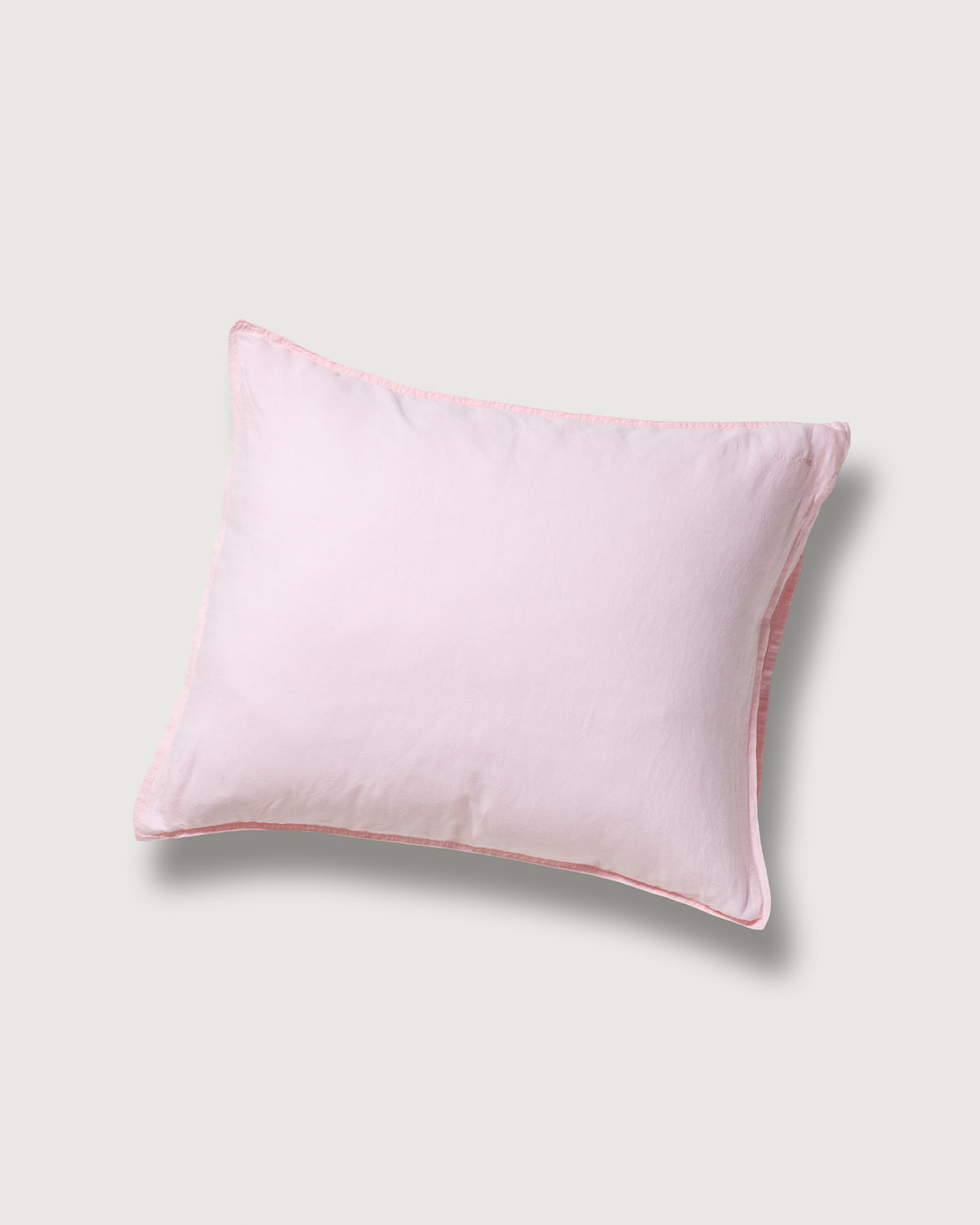 Leinen-Kissenbezug Shell Pink