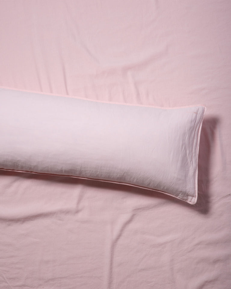 bedMATE Kissenbezug Leinen Shell Pink
