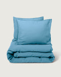 Bedding Set Linen True Blue