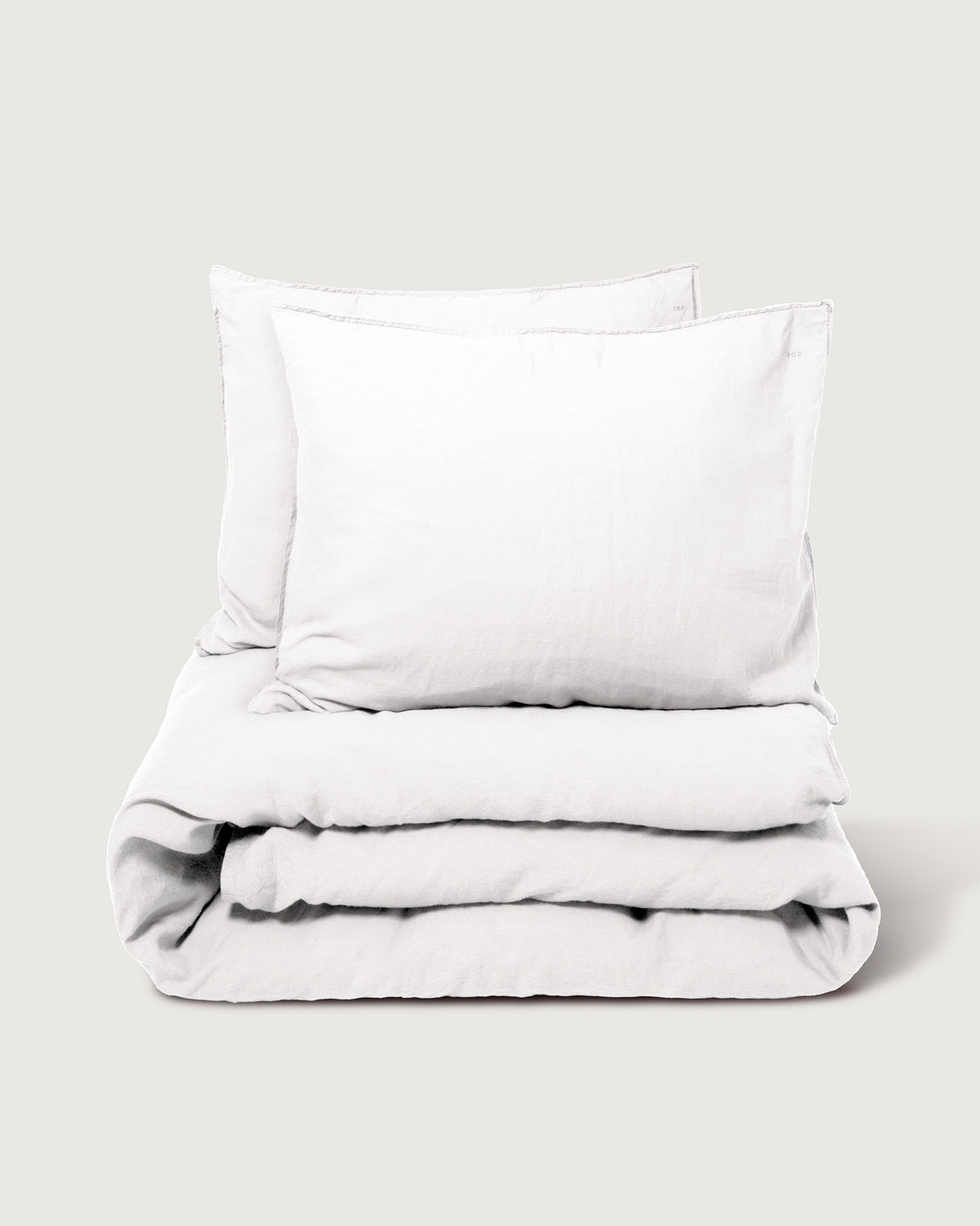 Leinen-Bettwäsche-Set White