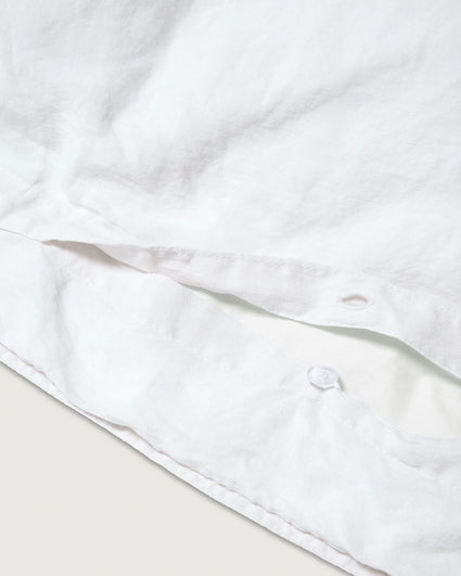 Duvet cover Linen White