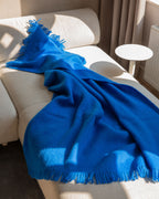 Mohair Plaid Cloud Cobalt Blue - SUITE702