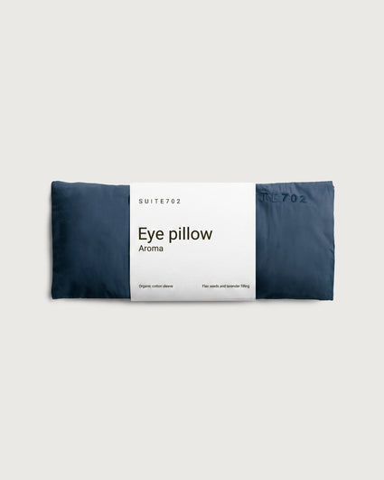 Oreiller pour les yeux Aroma bleu marine