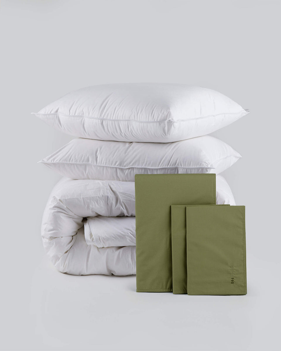 Dons Percale Bundle Olive Green - SUITE702