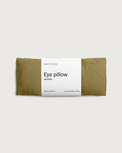 Oreiller pour les yeux Aroma vert olive